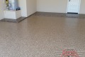 131 Garage Floor Epoxy Flake Concrete Coating Denton Mills B-517 Outback Border 01