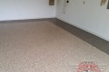 133 Garage Floor Epoxy Flake Concrete Coating Dallas Donath B-517 Outback Border 02