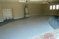 15 Garage Floor Epoxy Flake Concrete Coating Mansfield Lawhorne B-507 Border Swoop Design 01
