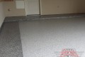 185 Garage Floor Epoxy Flake Concrete Coating McKinney Salinas B-127 Cabin Fever Border 05