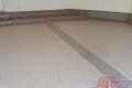 242 Garage Floor Epoxy Flake Concrete Coating Plano Grub B-822 Chestnut Border 04