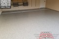 442 Garage Floor Epoxy Flake Concrete Coating Allen Wing B-127 Cabin Fever 03