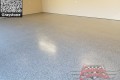 460 Garage Floor & Mud Room Epoxy Flake Concrete Coating Grandbury Luttrell GC-02 Graystone & B-516 Woodland 14