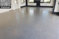 462 Garage Floor Epoxy Flake Concrete Coating Lone Oak Longo GC-02 Graystone 02