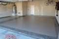 59 Garage Floor Epoxy Flake Concrete Coating Denton Battle B-517 Outback Border 07