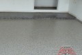 54 Garage Floor Epoxy Flake Concrete Coating Dallas Pratt GC-01 Ridgeback Border