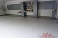 67 Garage Floor Epoxy Flake Concrete Coating Fort Worth Wilson GC-02 GrayStone Border 06